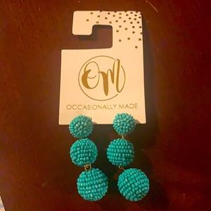 Occasionally Made Turquoise Earrings